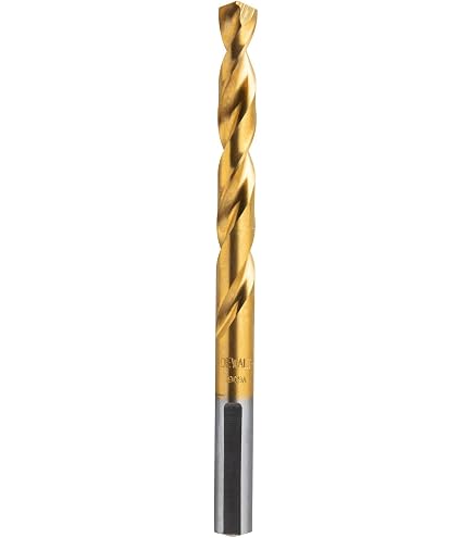 DEWALT DD5124 Impact Ready Titanium Nitride Coated Drill Bit, 3/8